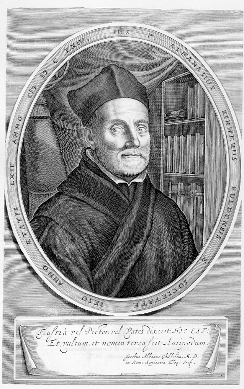 Athanasius Kircher jezsuita professzor, a 17. század híres polihisztora elsőként próbálta megfejteni a rejtélyes kéziratot