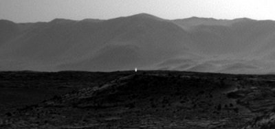 Fényjelenség a Marson - Fotó: NASA