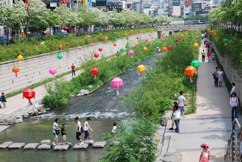 Rekreáció a koreai főváros közepén