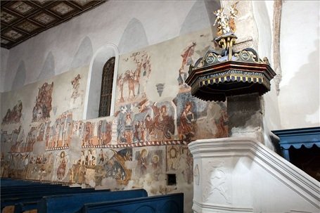 Székelyföld – A Bögözi református templom restaurált freskói