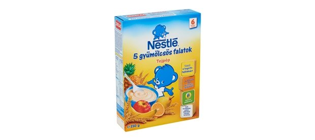 Mérgező a „Nestlé 5” gyümölcsös tejpép