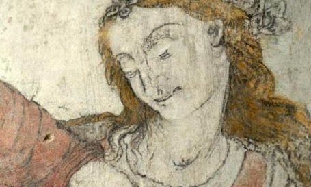 Esztergom – Vitéz János érsek dolgozószobájában talált freskó Botticellié