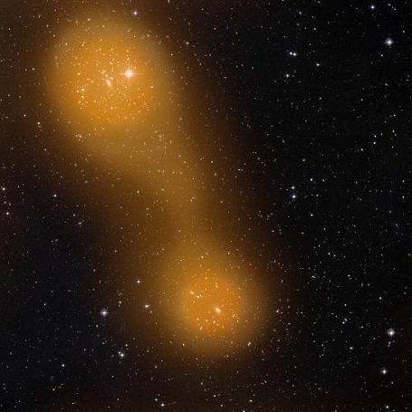 Galaxishalmazokat összekötő forró gázhidat fedeztek fel