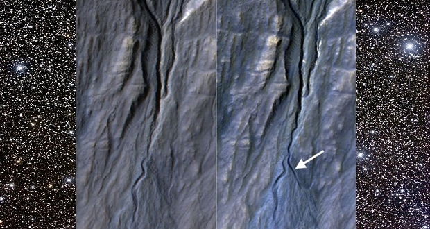 Új vízmosás a Marson