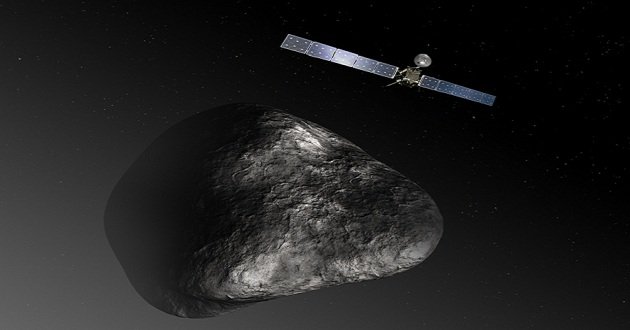 A Rosetta-űrszonda randevúzott a Csurjumov-Geraszimenko-üstökössel