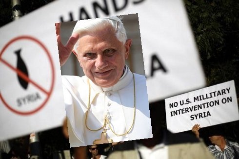 XVI. Benedek volt pápa Szíriáért imádkozik és böjtöl